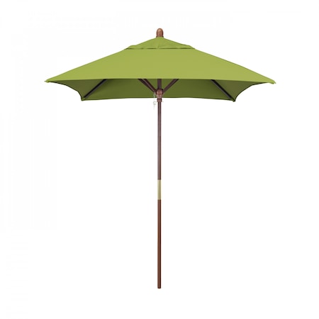 California Umbrella 6' Grove Series Wood Pole Hardwood Ribs Sunbrella Macaw 194061338230